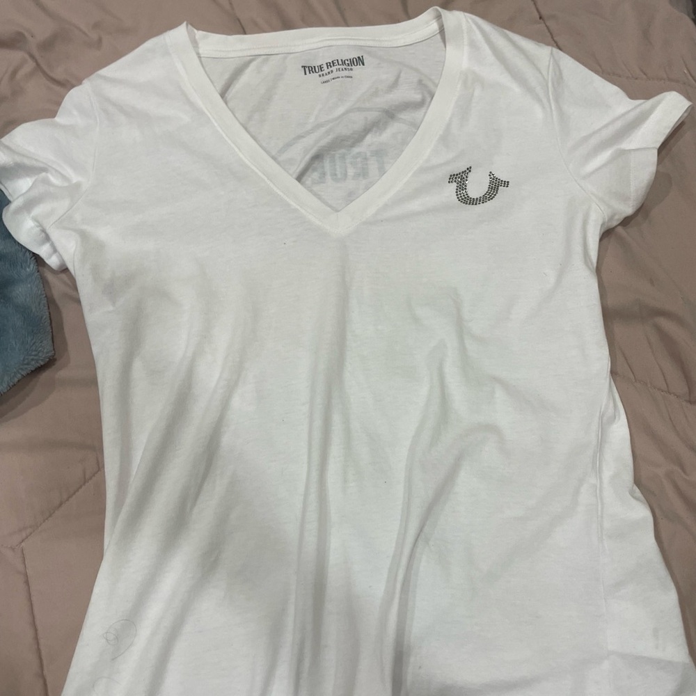 True religion ,white,authentic size large